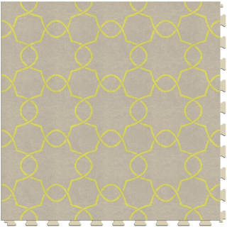 Picture of Perfection Floor Tile - Margo Petal Yellow Accent 1