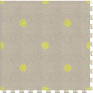 Picture of Perfection Floor Tile - Margo Petal Yellow Accent 2