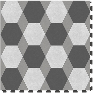 Picture of Perfection Floor Tile - Margo York Dark Gray