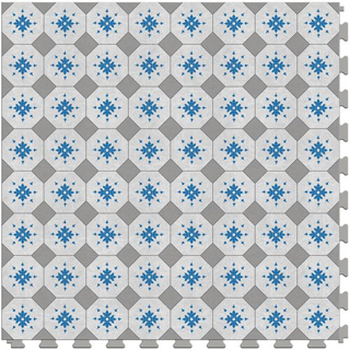 Picture of Perfection Floor Tile - Margo Flourette Lite Accent