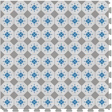 Picture of Perfection Floor Tile - Margo Flourette Lite Accent