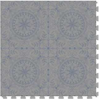 Picture of Perfection Floor Tile - Margo Medallion Blue