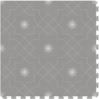 Picture of Perfection Floor Tile - Margo Pinwheel - Dove