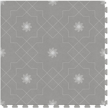 Picture of Perfection Floor Tile - Margo Pinwheel - Dove