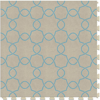 Picture of Perfection Floor Tile - Margo Petal Blue Accent 1