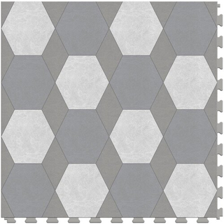 Picture of Perfection Floor Tile - Margo York Light Gray