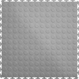 Picture of Perfection Floor Tile - Coin Light Gray