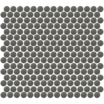 Picture of Lungarno - Elements Penny Round Mosaic Lead