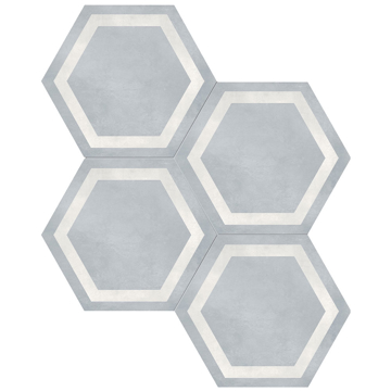 Picture of Anatolia Tile & Stone - Form Hexagon Frame Tide
