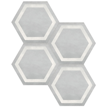 Picture of Anatolia Tile & Stone - Form Hexagon Frame Ice