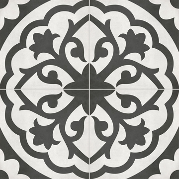 Picture of Anatolia Tile & Stone - Form Deco 8 x 8 Monochrome Lotus