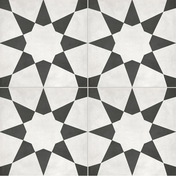 Picture of Anatolia Tile & Stone - Form Deco 8 x 8 Monochrome Stellar
