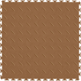 Picture of Perfection Floor Tile - Diamond Plate Tan