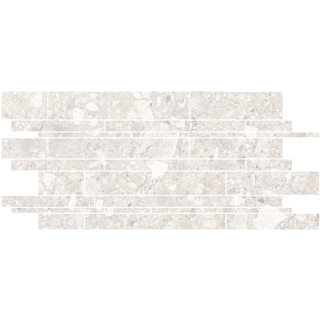 Picture of Emser Tile - Fixt Linear Mosaic Stone White