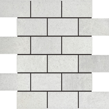 Picture of Bati Orient - Mix Mosaic Brick 2x4 White Grey Marble