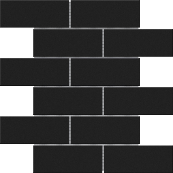 Picture of Bati Orient - Glazed Ceramic Brick 2x6 Black