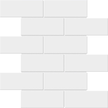 Picture of Bati Orient - Glazed Ceramic Brick 2x6 White