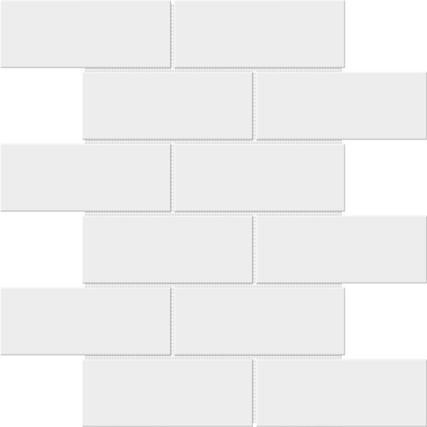 Picture of Bati Orient - Glazed Ceramic Brick 2x6 White