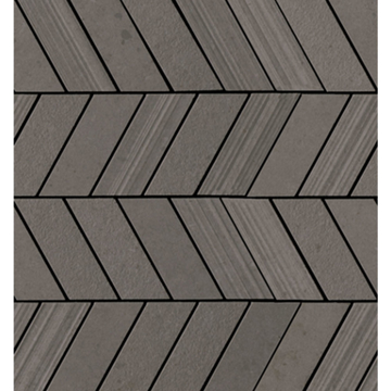 Picture of Eleganza Tiles - Silver Grain Chevron Mosaic Dark