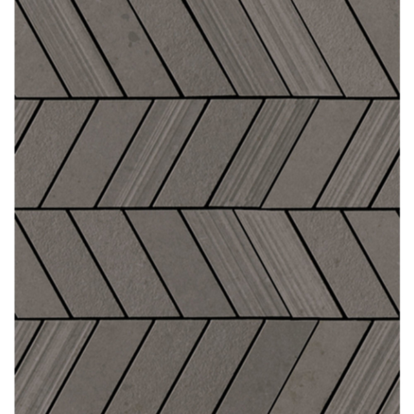 Picture of Eleganza Tiles - Silver Grain Chevron Mosaic Dark