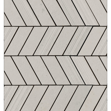 Picture of Eleganza Tiles - Silver Grain Chevron Mosaic Grey