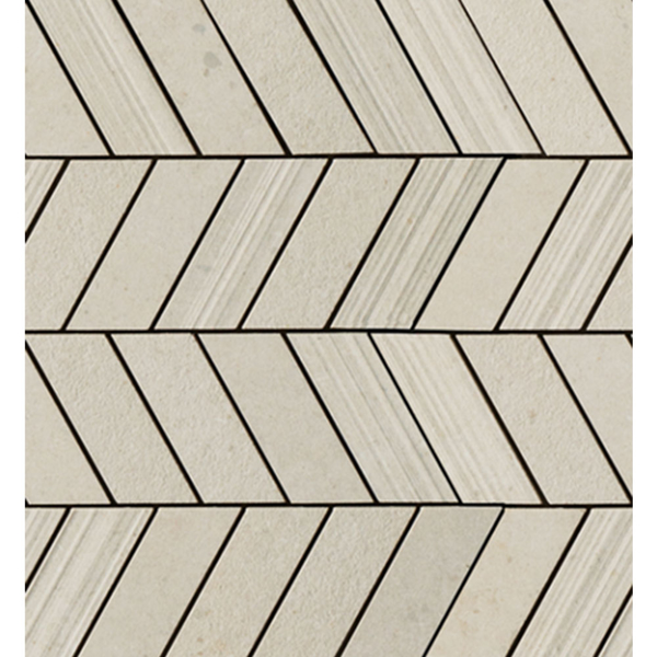 Picture of Eleganza Tiles - Silver Grain Chevron Mosaic Beige