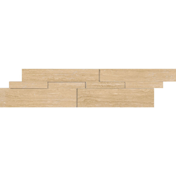 Picture of Anatolia Tile & Stone - Cubic Wall Panels Siena Avorio Veincut Travertine