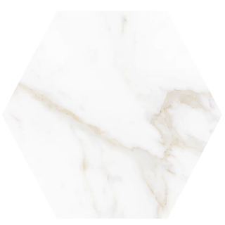 Picture of Lungarno - Massa Marble Hexagon Calacatta Oro