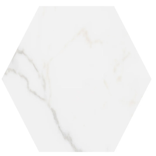 Picture of Lungarno - Massa Marble Hexagon Carrara