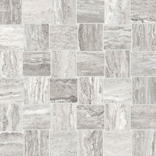 Picture of Anatolia Tile & Stone - Precept Basketweave Mosaic Ice