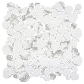 Picture of Lungarno - Simple Stone Pebbles Bianco