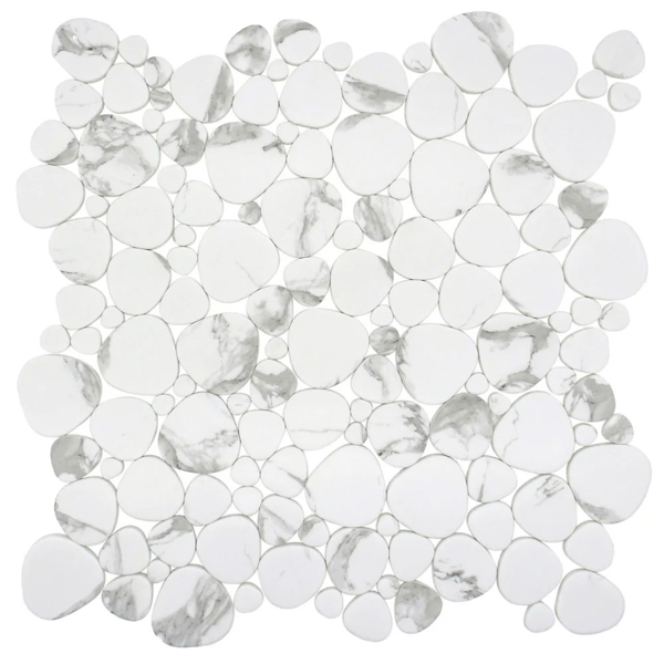 Picture of Lungarno - Simple Stone Pebbles Bianco