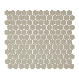 Picture of Lungarno - Carrollton 1 inch Hexagon Mosaic Khaki