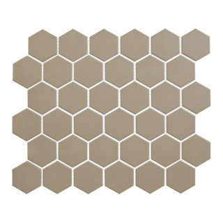 Picture of Lungarno - Carrollton 2 inch Hexagon Mosaic Khaki