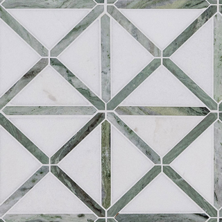Picture of MS International - Marble Mosaics Geometrica Verdant Green