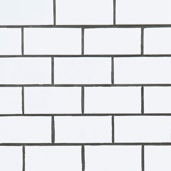 Picture of MS International - Retro Mosaic Glossy White Brick 2x4