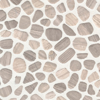 Picture of MS International - Rio Lago Pebble Mosaics 12 X 12 Tumbled White Oak