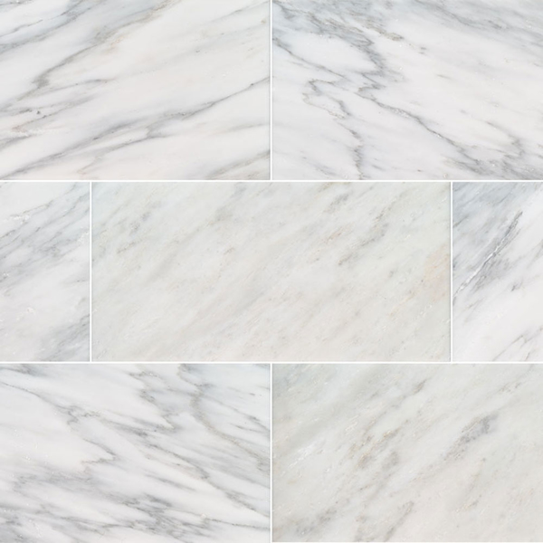 Picture of MS International - Marble 12 x 24 Polished Arabescato Carrara