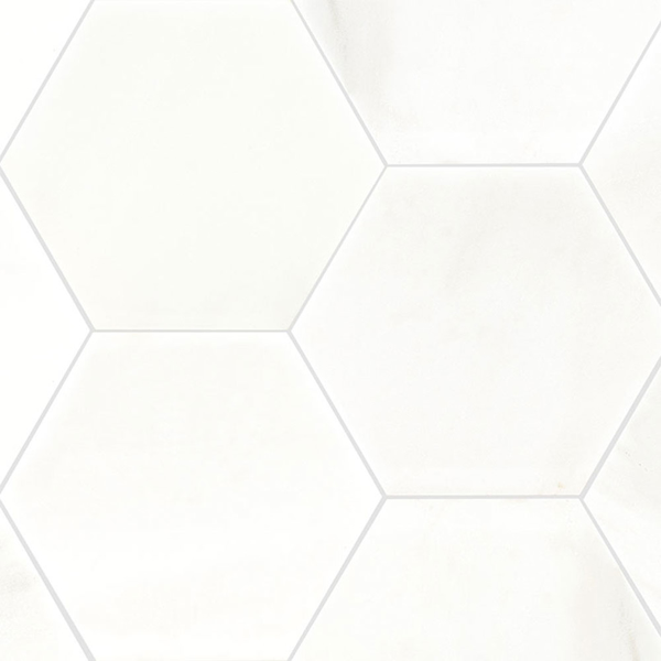 Picture of MS International - Marble Hexagon Greecian White