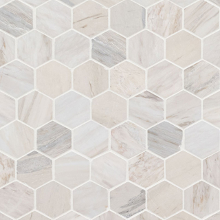 Picture of MS International - Marble Mosaics Hexagon 2 x 2 Polished Angora