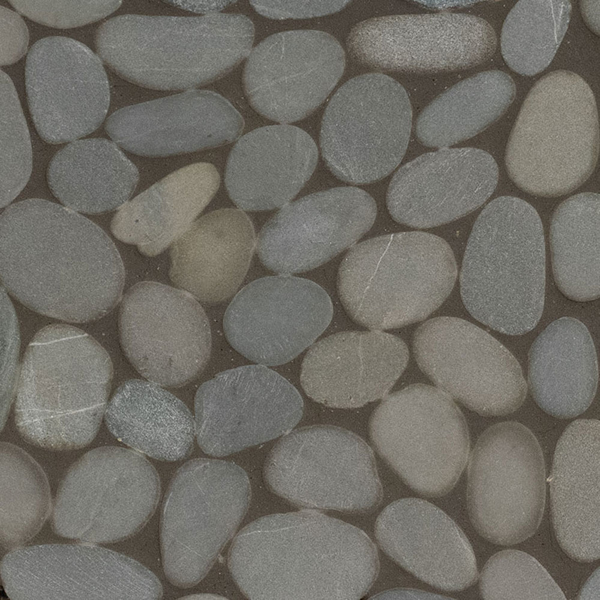 Picture of MS International - Rio Lago Pebble Mosaics 12 X 12 Tumbled Sliced Pebble Island