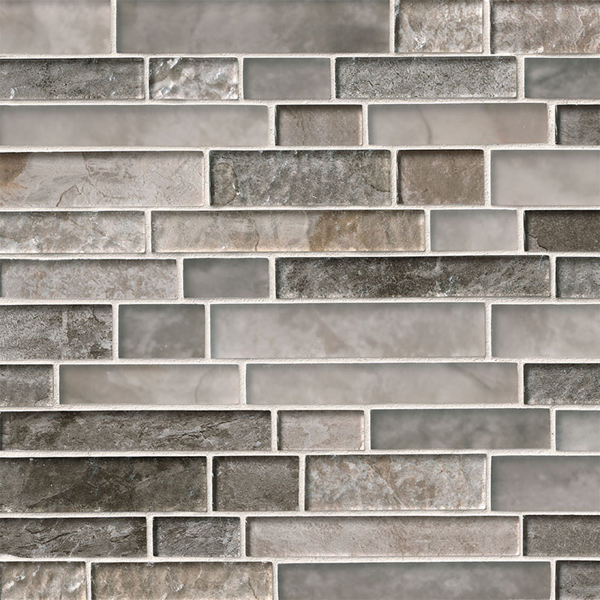 Picture of MS International - Glass Mosaic Interlocking 12 x 12 Savoy