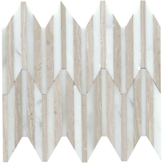 Picture of Emser Tile - Bizou Peak White Cream