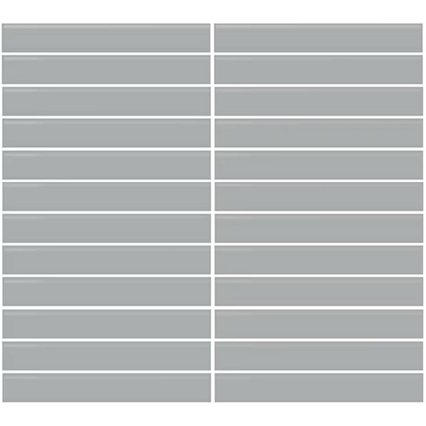 Picture of Daltile - Color Wheel Mosaic Straight Joint 1 x 6 Matte Desert Gray