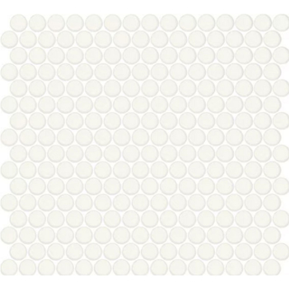 Picture of Daltile - Color Wheel Mosaic Penny Round Matte Arctic White