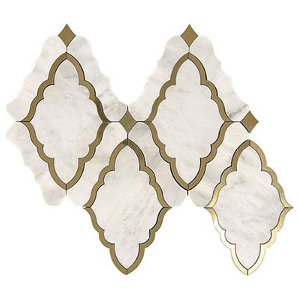 Picture of Marazzi - Castellina Baroque White Brass