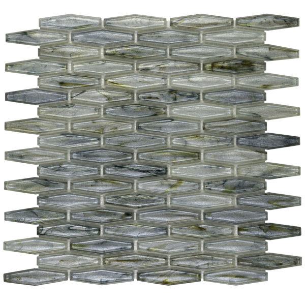 Picture of Anthology Tile - Glassique Stakes Mosaic Stakes Lagoon