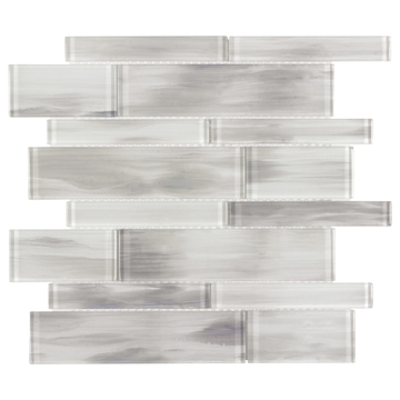 Picture of Anthology Tile - Mystic Glass Brick Mosaic Whirlwind Mix
