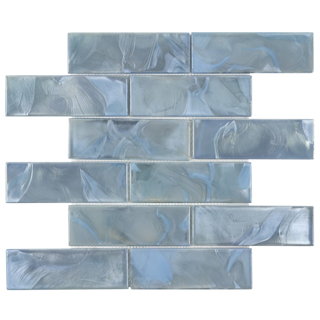 Picture of Anthology Tile - Mystic Glass Brick Mosaic Astral