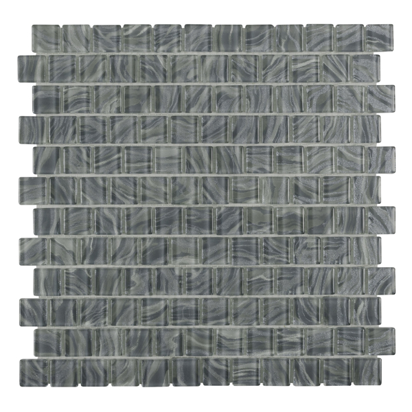 Picture of Anthology Tile - Oceanique 1 x 1 Mosaic High Tide Grey